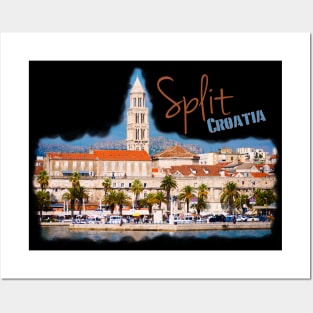 Split, Croatia: Waterfront Posters and Art